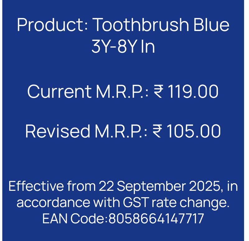 Toothbrush Blue (3-8 Years) image number 10